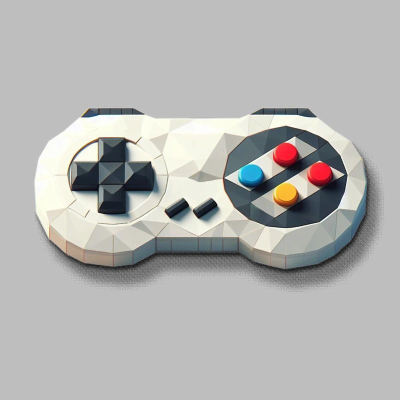 Retro Gaming Controller 16 Bit Console