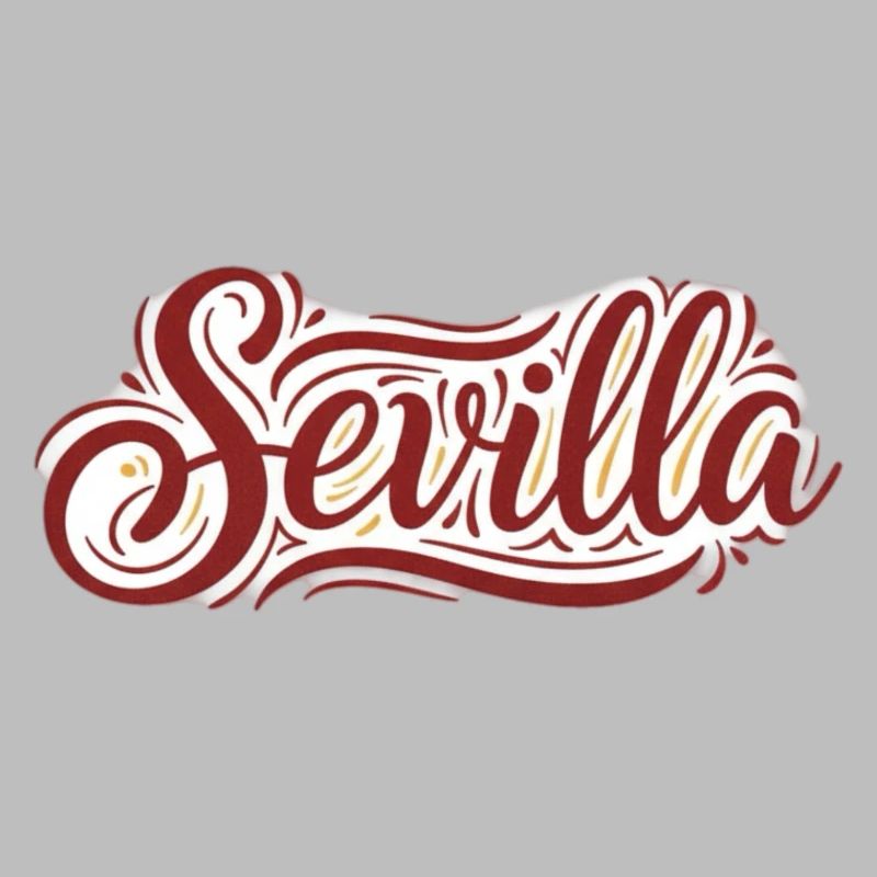 Sevilla Vintage Script Tee