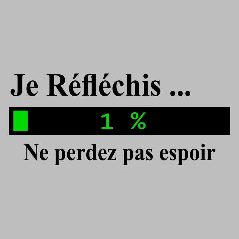 Je réfléchis ne perdez pas espoir