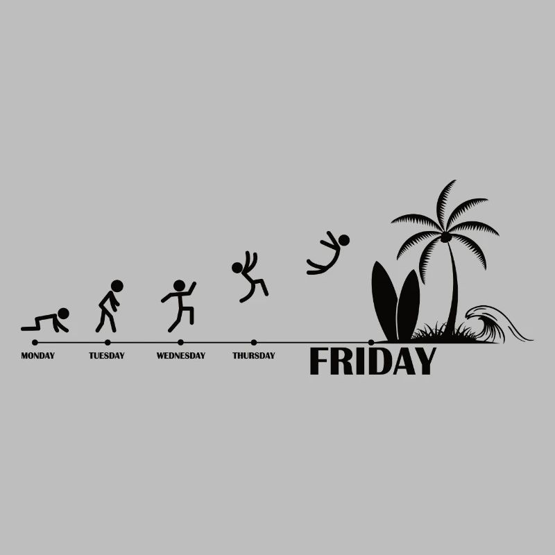Endlich Freitag Strand Evolution