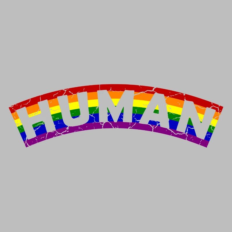 Human Pride Flag Design