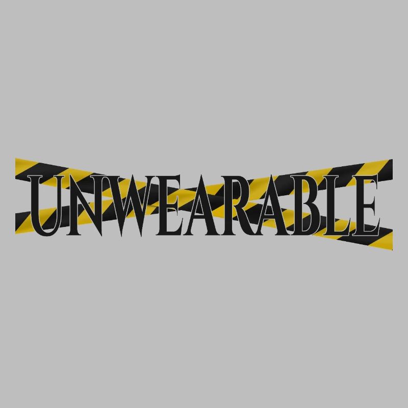 Unwearable – Statement Design with Warning Tape