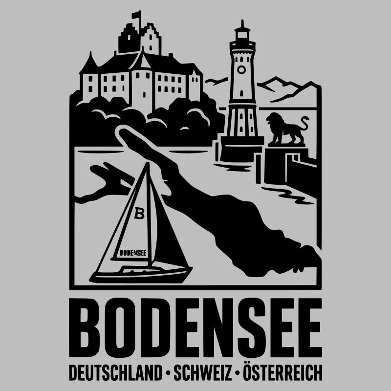 Bodensee Silhouette Wahrzeichen