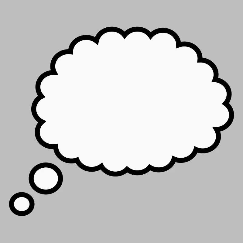 Thinking bubble