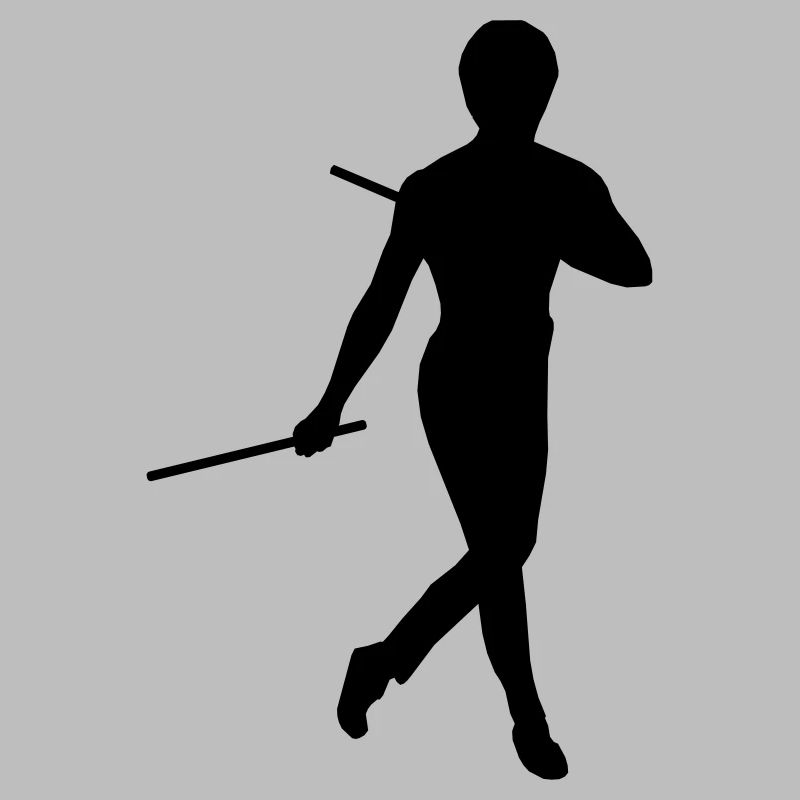 Bruce Lee Kung Fu Escrima Schattenfigur