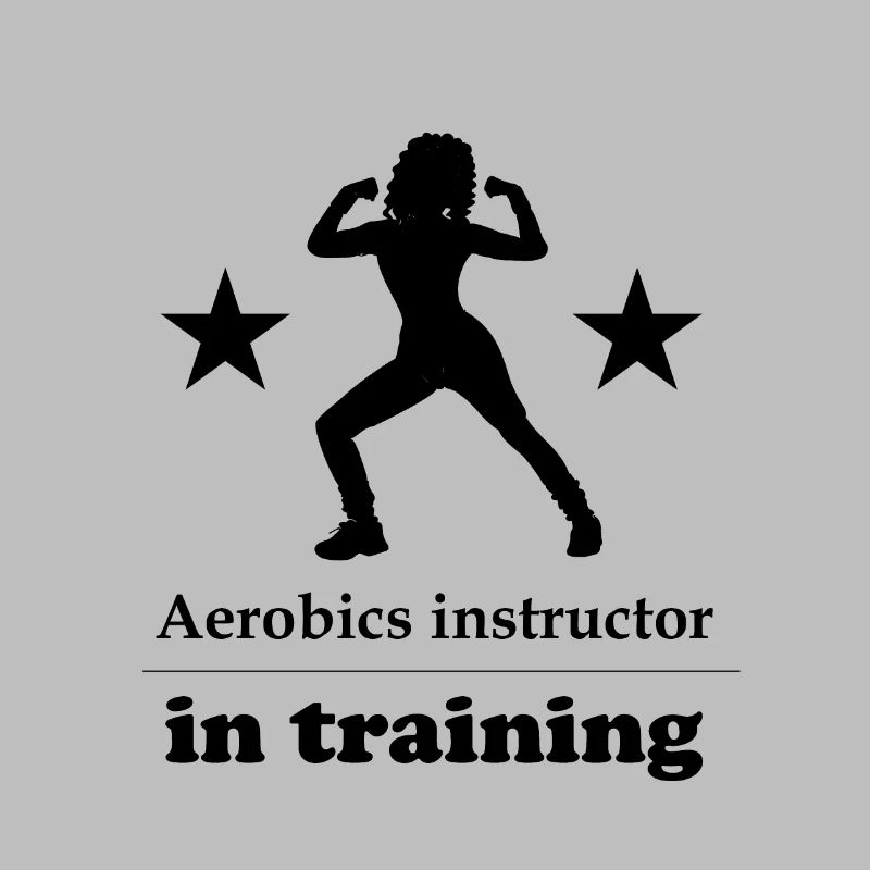 Aerobics instructor in training