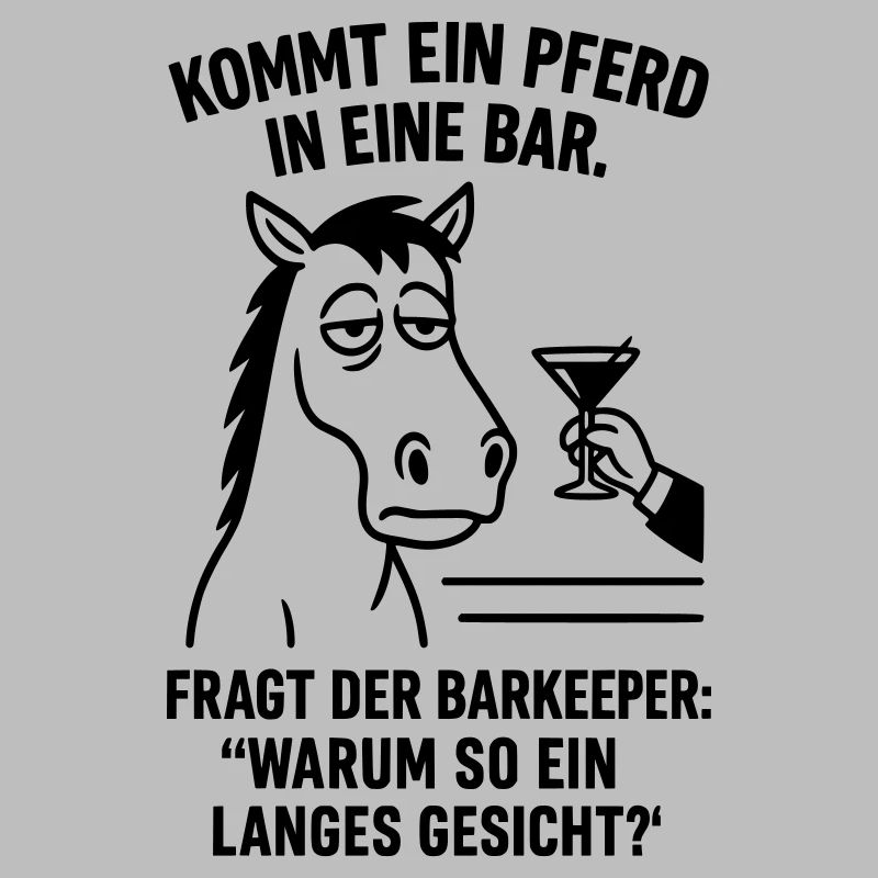 Cheval dans le bar