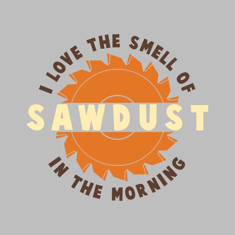 J’aime l’odeur de la sciure de bois le matin