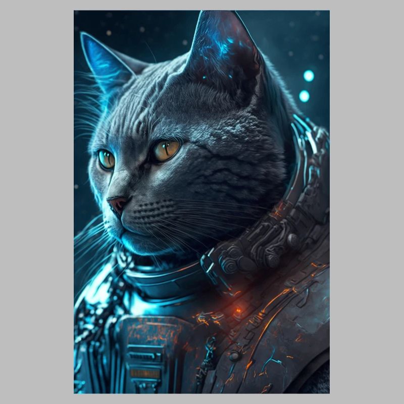 Chat dans l’espace