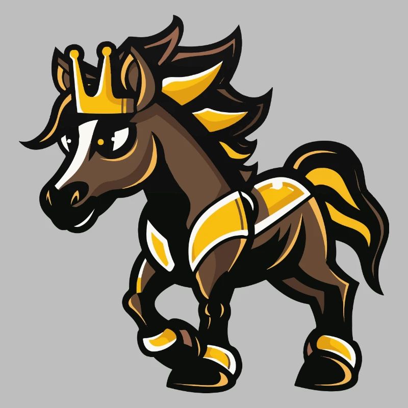 Horse Comic Crown