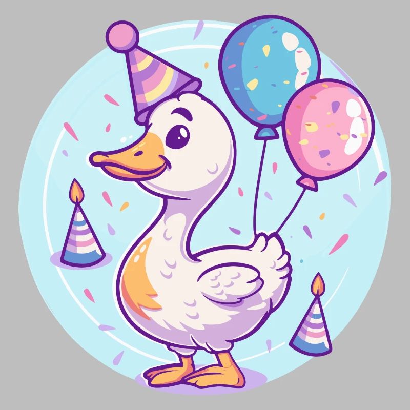 Gans Geburtstag Comic