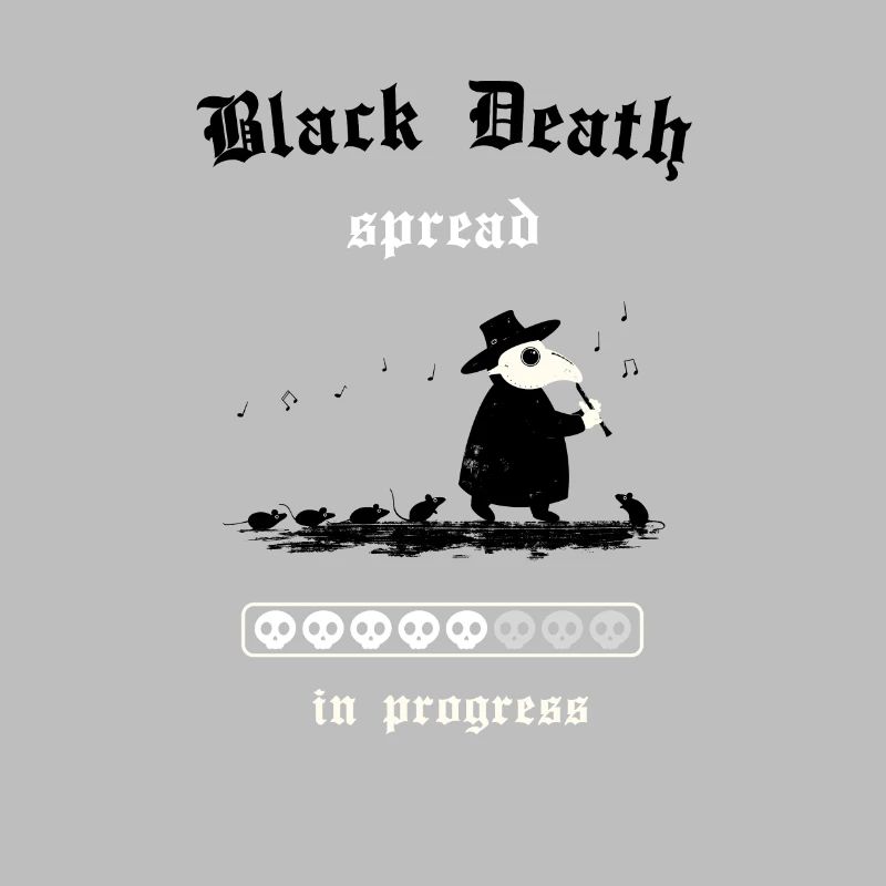 Black Death - spread in progress