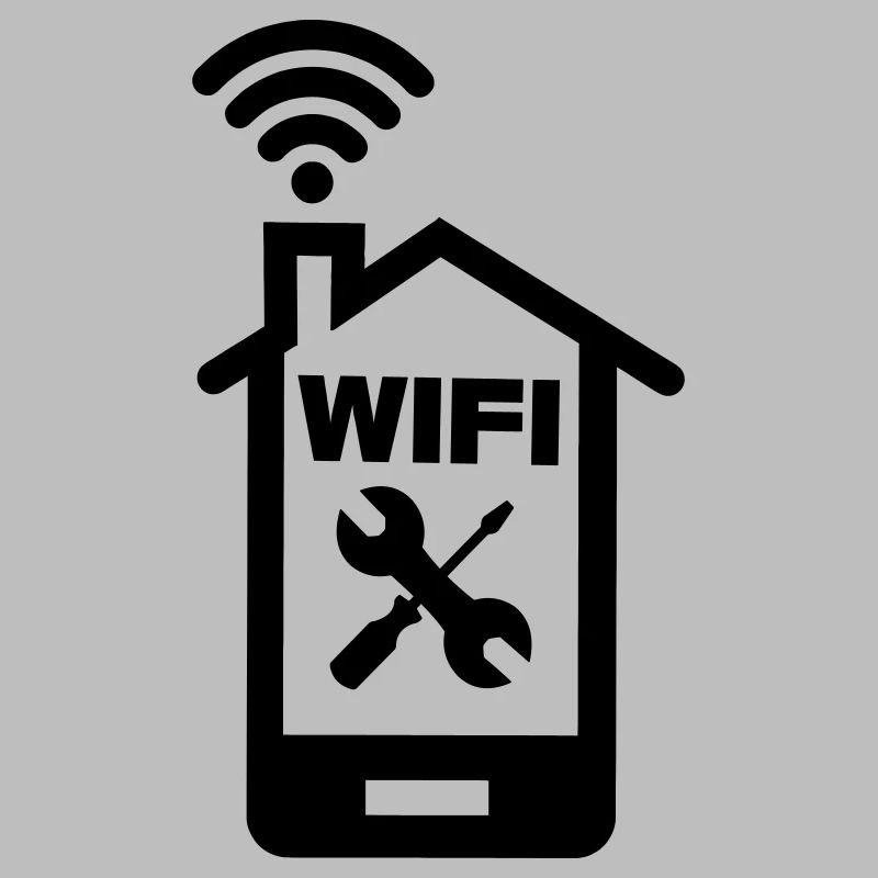 Smartphone Home Logo Home WIFI mit Tools