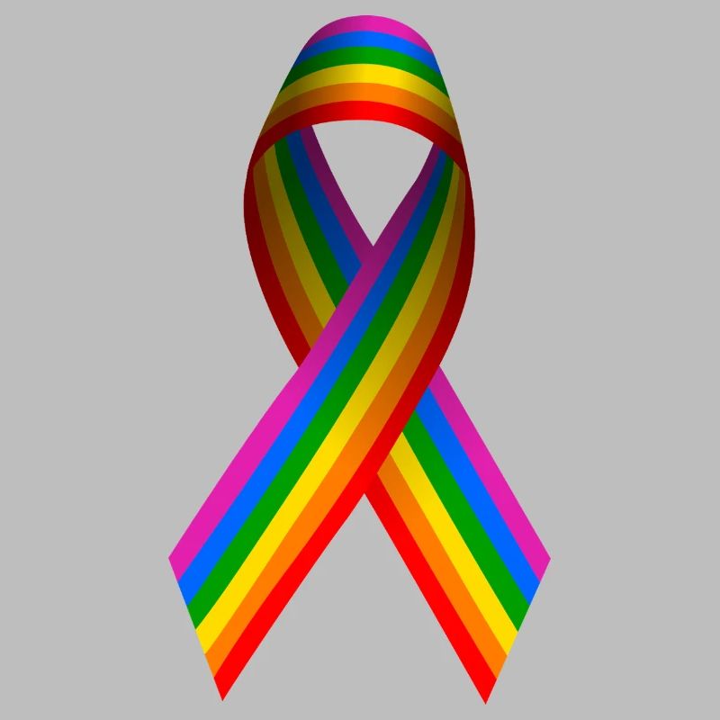 Drapeau arc-en-ciel en guise d’arc