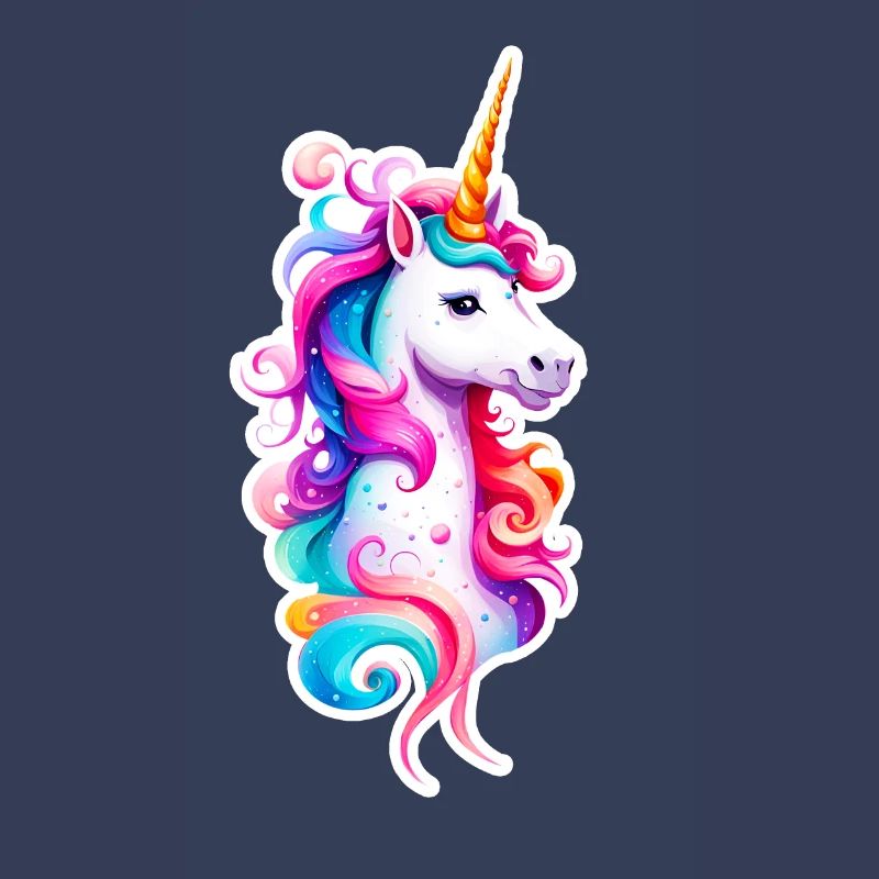 Regenbogen Einhorn 03