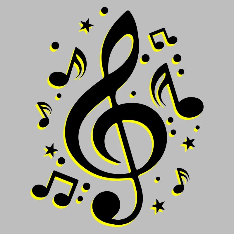 Icône de clé de notes de musique