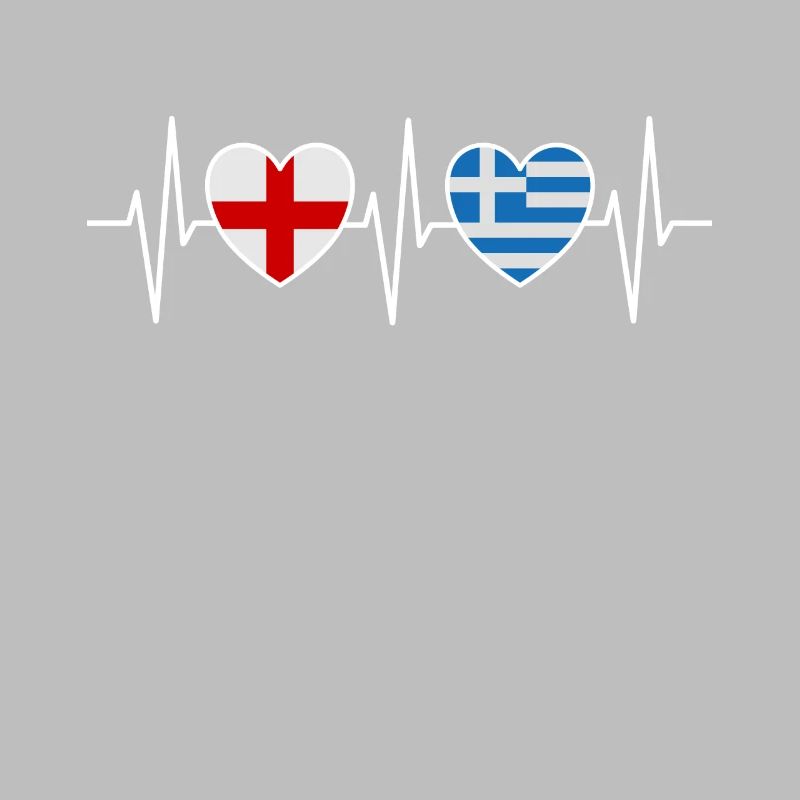 Angleterre et Grèce Drapeaux hellas grecs