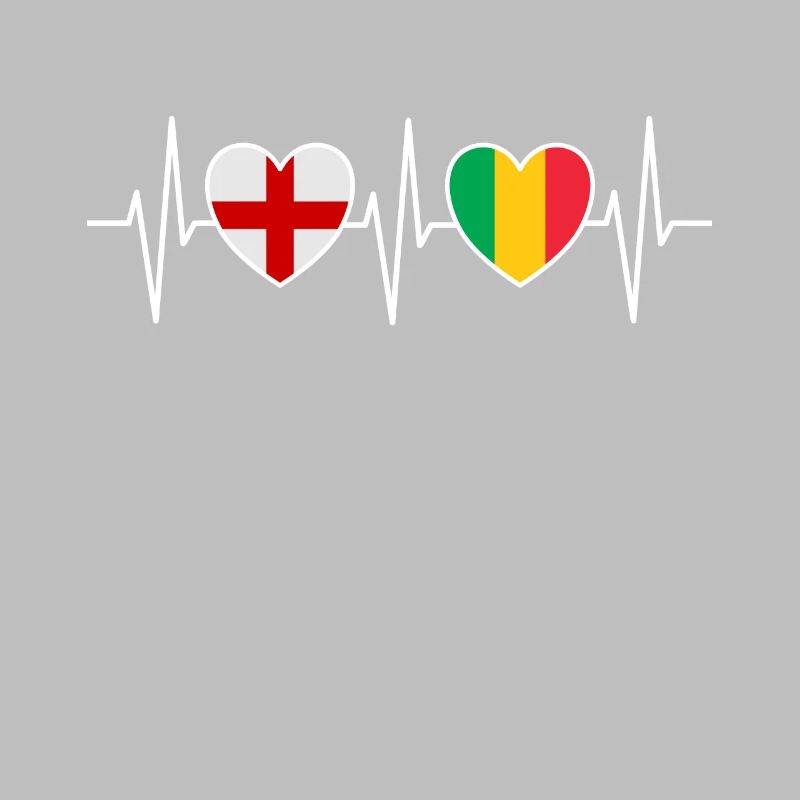 Drapeaux du drapeau malien de l’Angleterre et du Mali