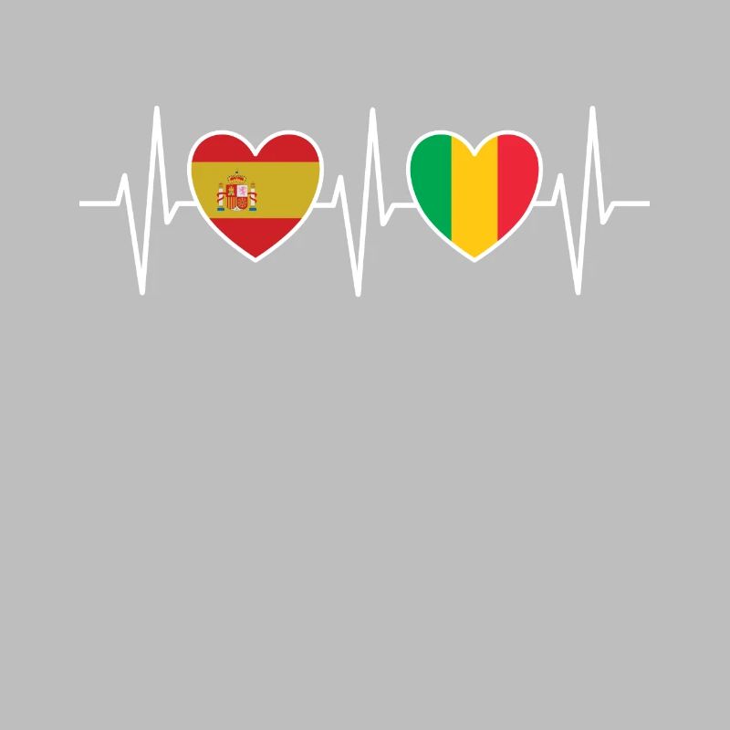 Espagne et Mali Drapeau malien Drapeaux
