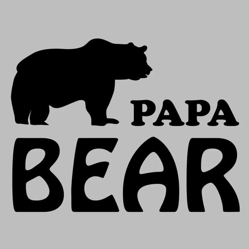 Papa bear Dad daddy vater