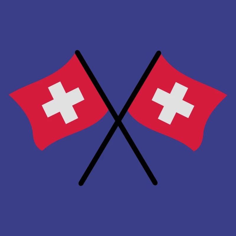 Schweizer Flaggen