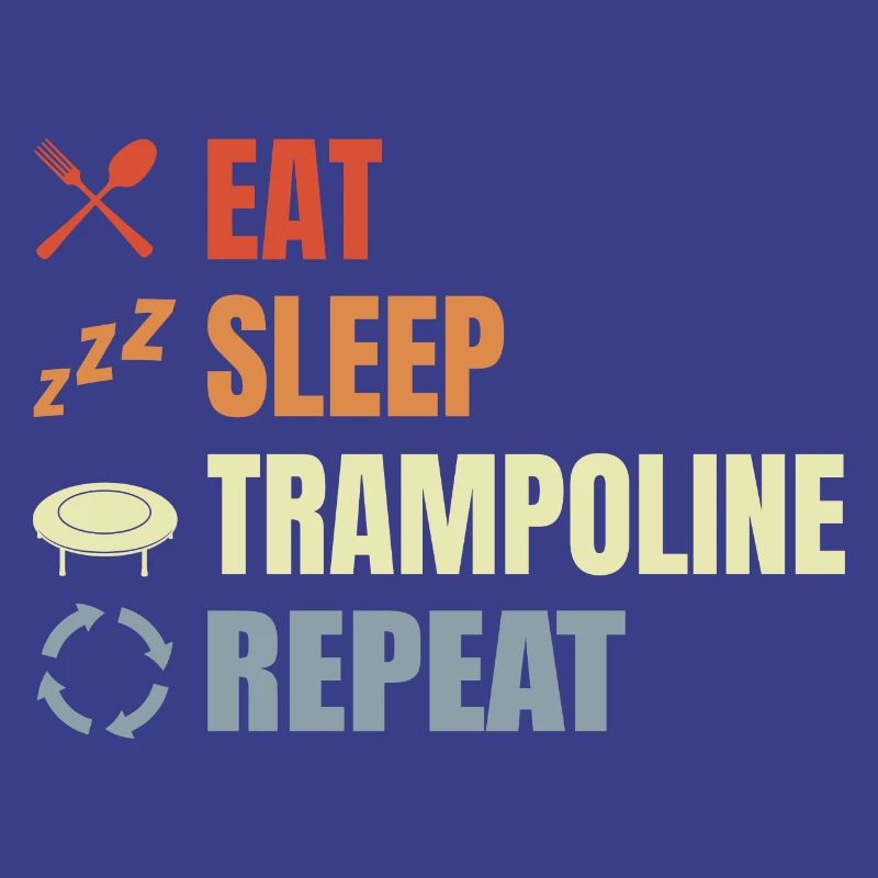 Trampoline Jumping Routine