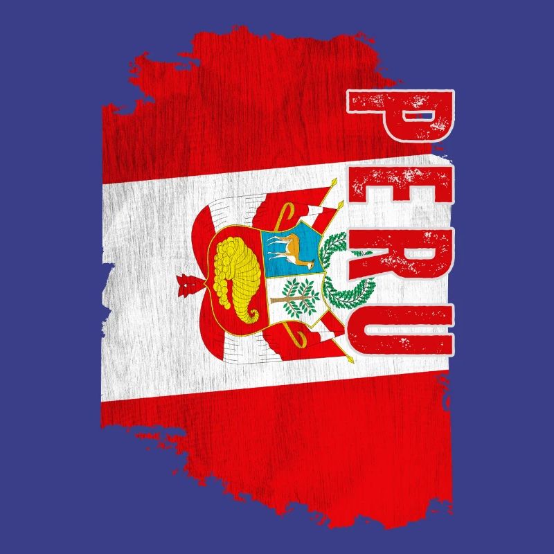 Vertical Peruvian flag, Peruvian pride