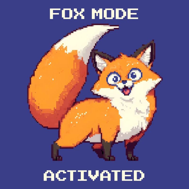 Fox Mode Enabled | derpy fox humor