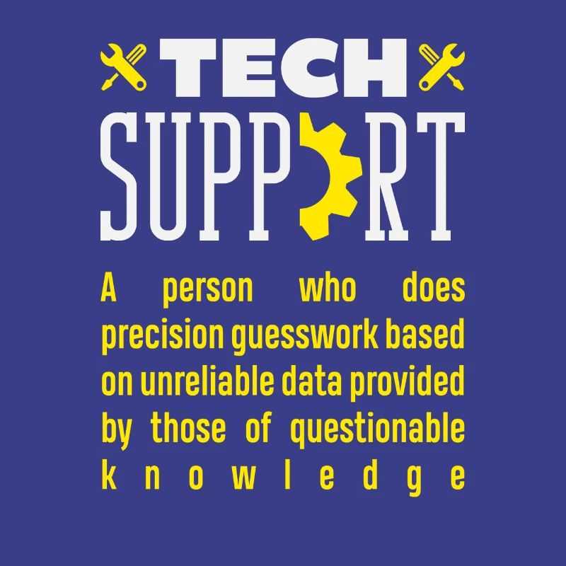 Tech Support Definition Precision Guesswork