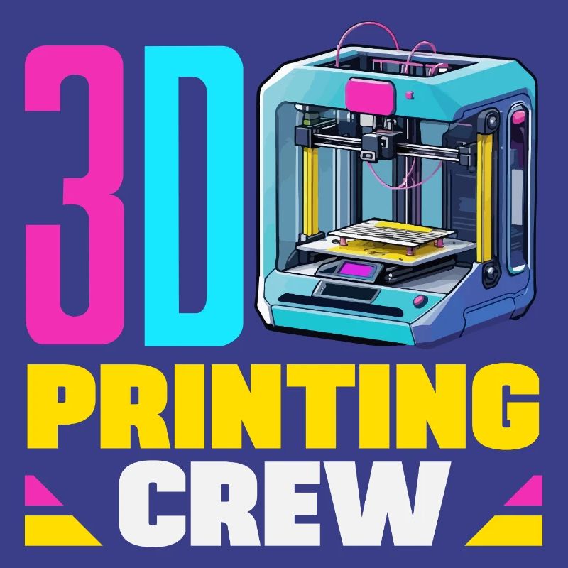 Équipe de robotique spatiale d’impression 3D Crew Maker Drôle