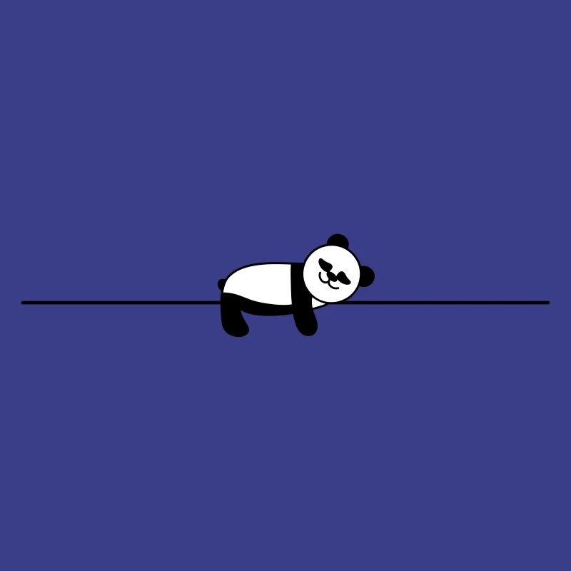 sleeping panda