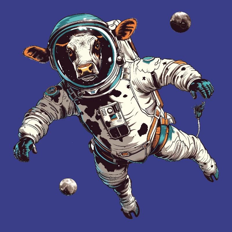 Vache dans l’espace