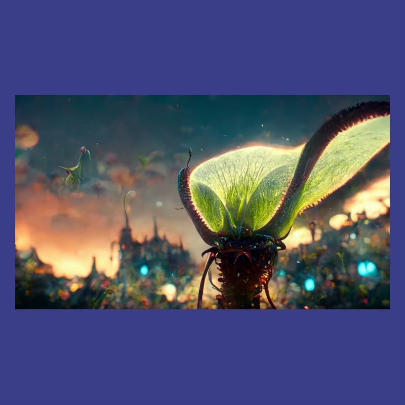 Futuristic Venus flytrap