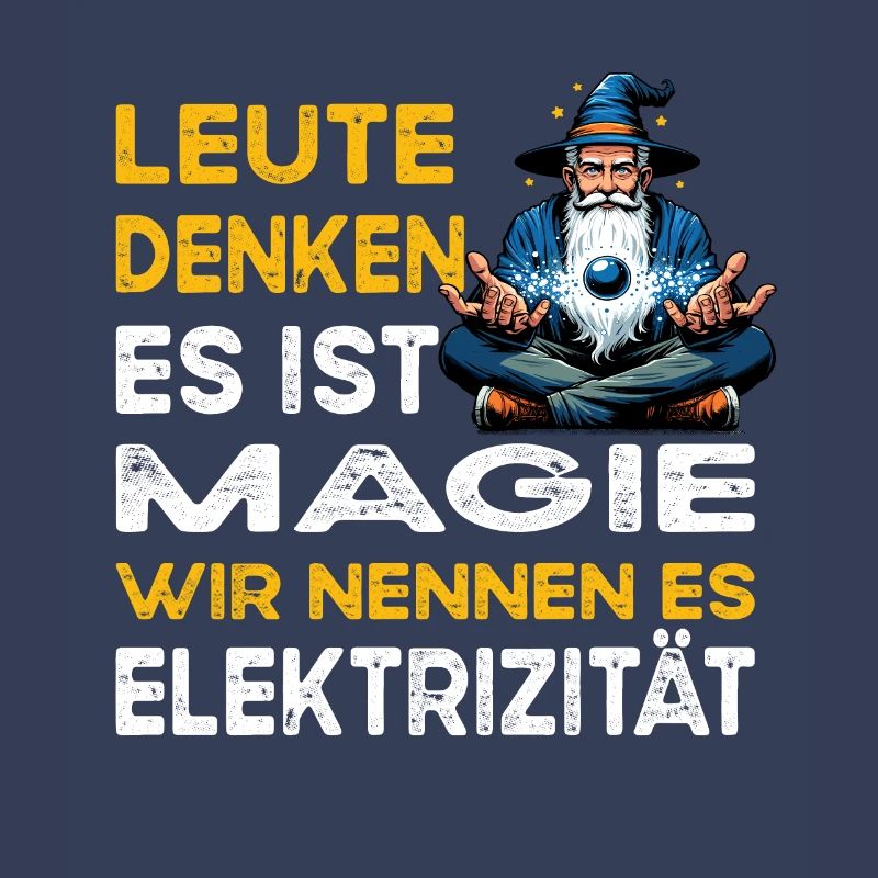 People Thinking Magic Electricity Electronics Technician