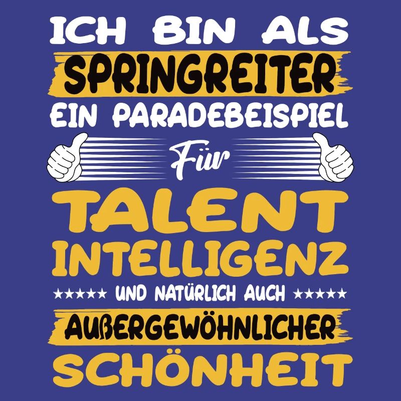 Springreiter ein Paradebeispiel Springreiten