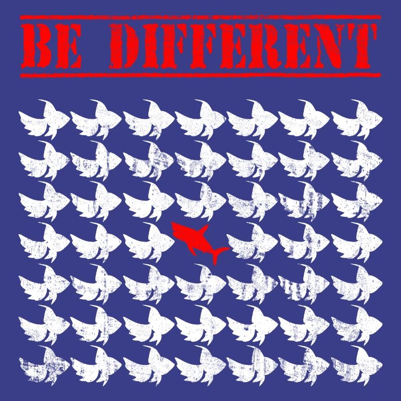 Soyez différent / Sei anders TShirt