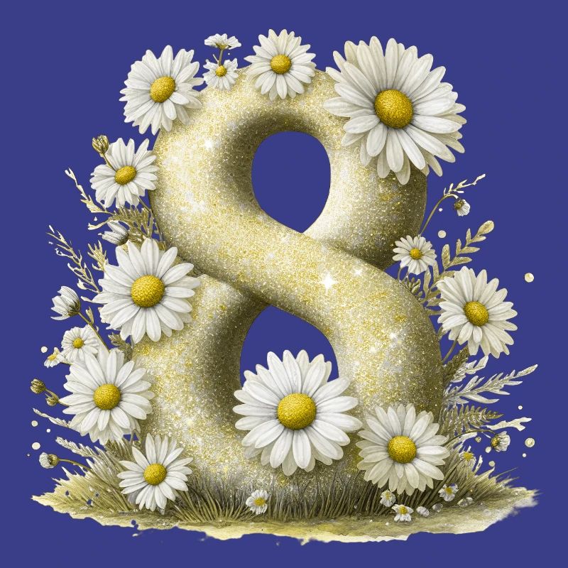 No. 8 eit digital background number vector sign tal