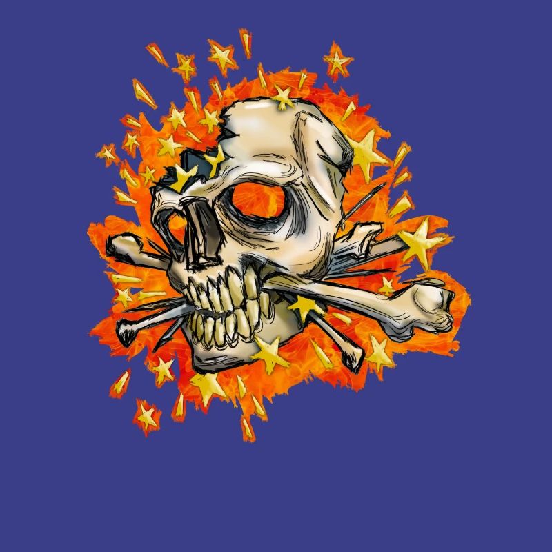 exploding skull