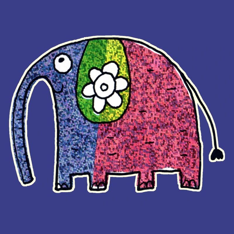 Mignon éléphant coloré Eli