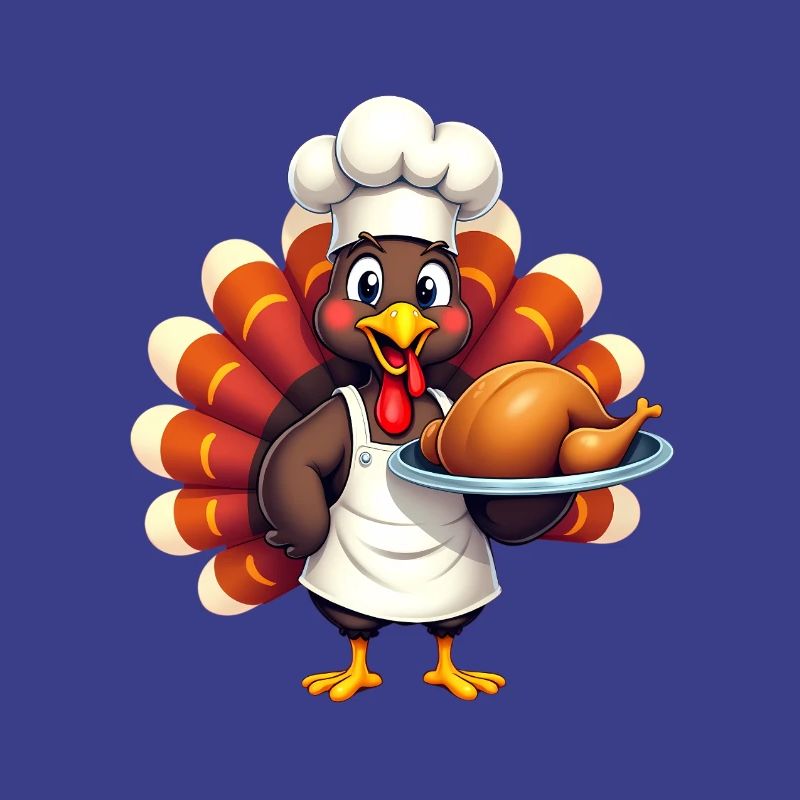 Cuisinier de dinde de Thanksgiving Thanksgiving