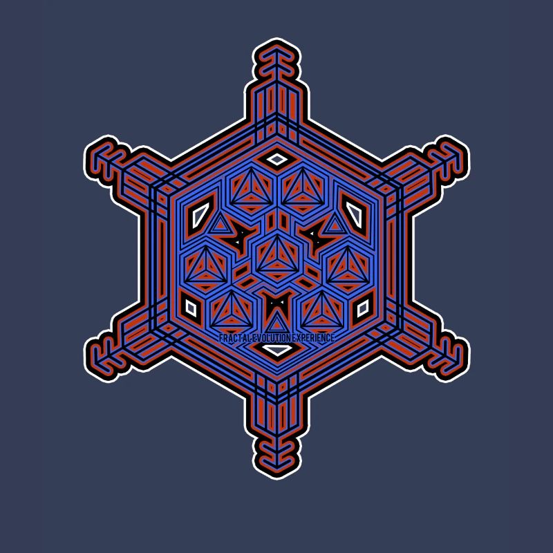 Fractal Evolution Experience Star Hexagon Pattern