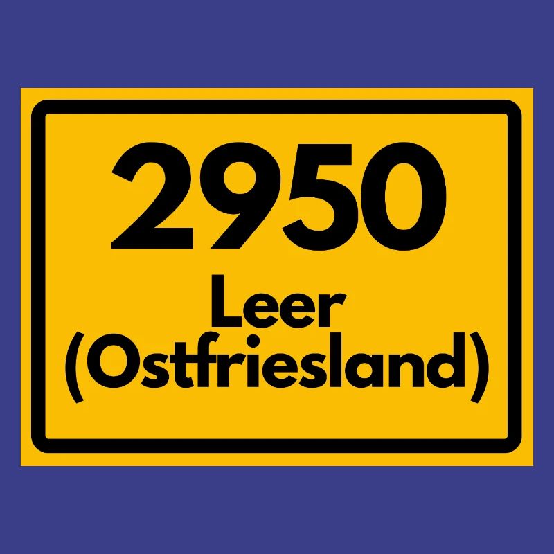 OLD POSTCODE ZIP CODE RETRO 2950 LEER EAST FRISIA