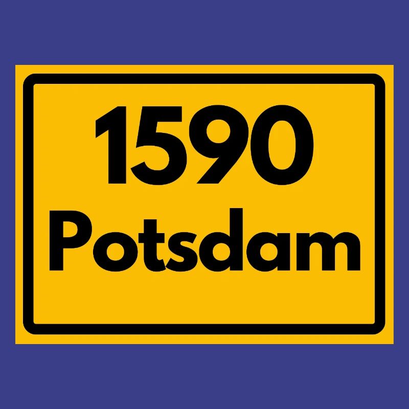 OLD POSTCODE POSTCODE RETRO 1590 POTSDAM HEIMAT