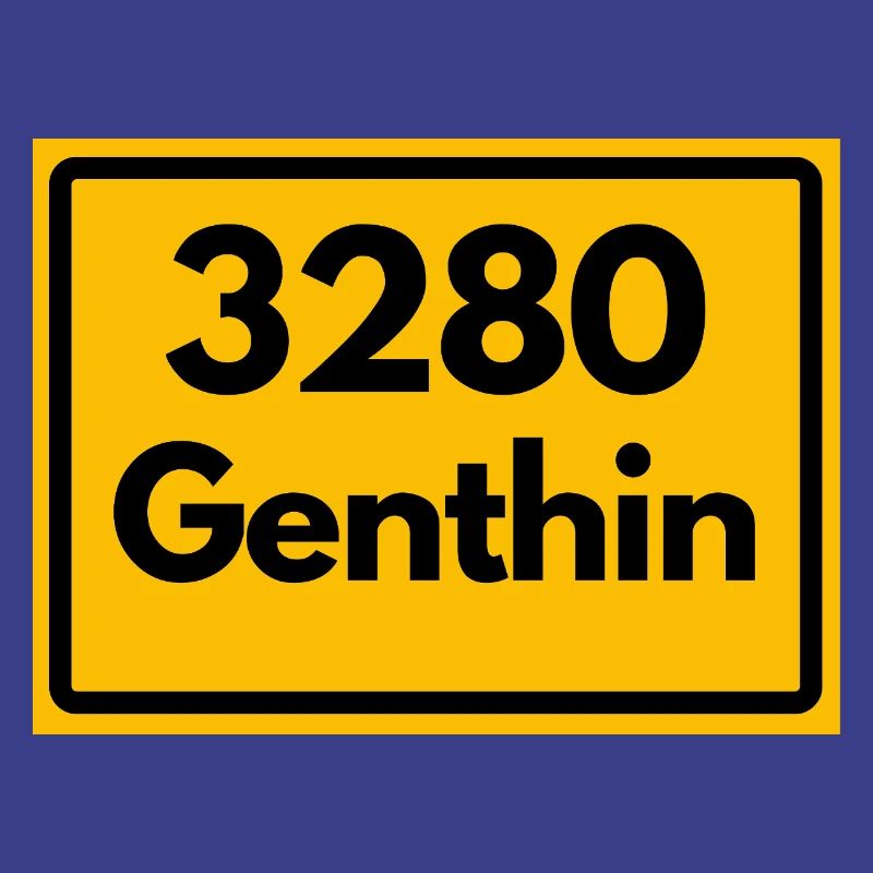 OLD POSTCODE POSTCODE RETRO 3280 GENTHIN HEIMAT