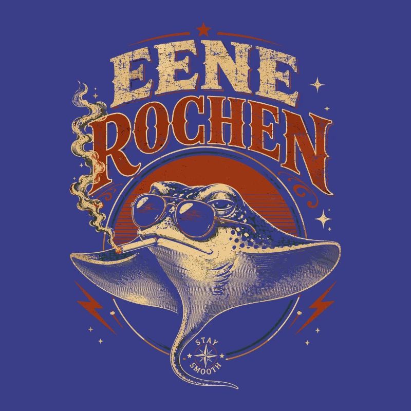 Mantarochen Retro mit Sonnenbrille mit Eene Rochen