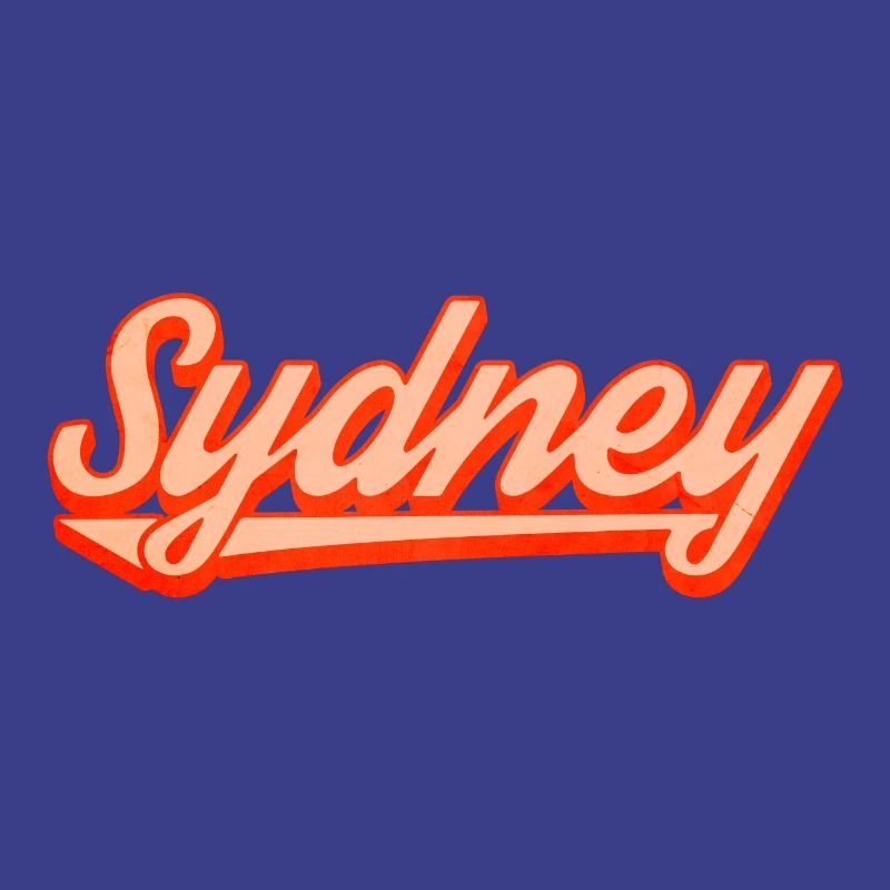 Logo du script rétro de Sydney