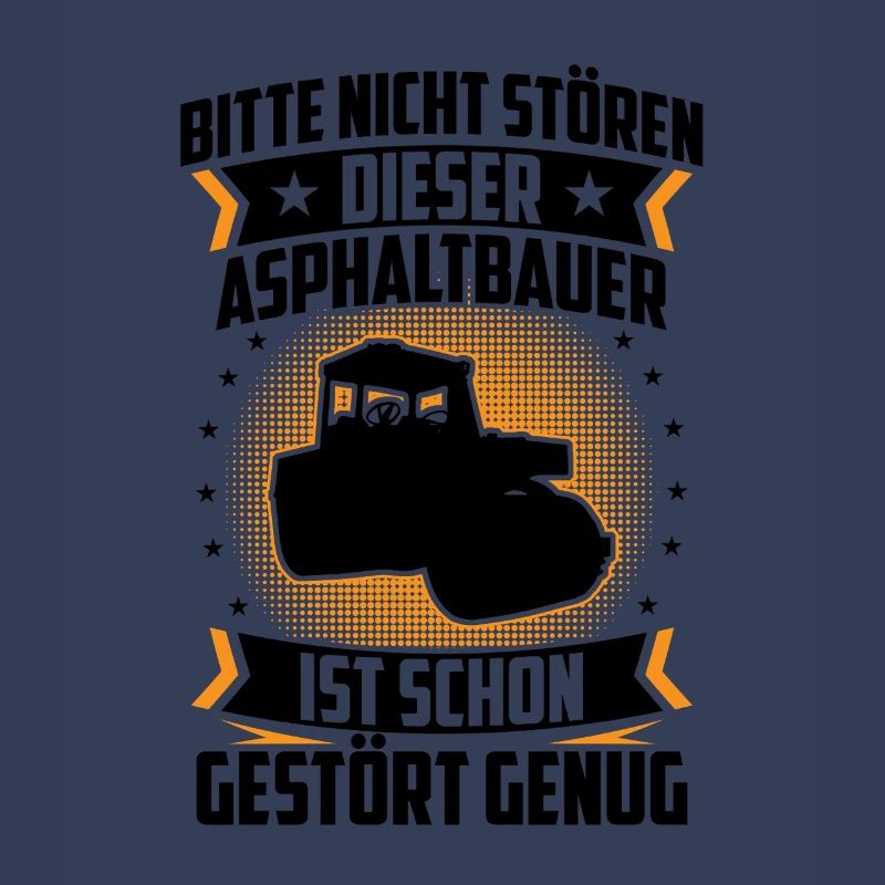 Asphalt builder is disrupted enough road construction