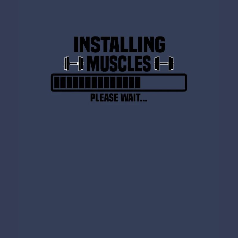 Installing muscles – please wait – bitte warten