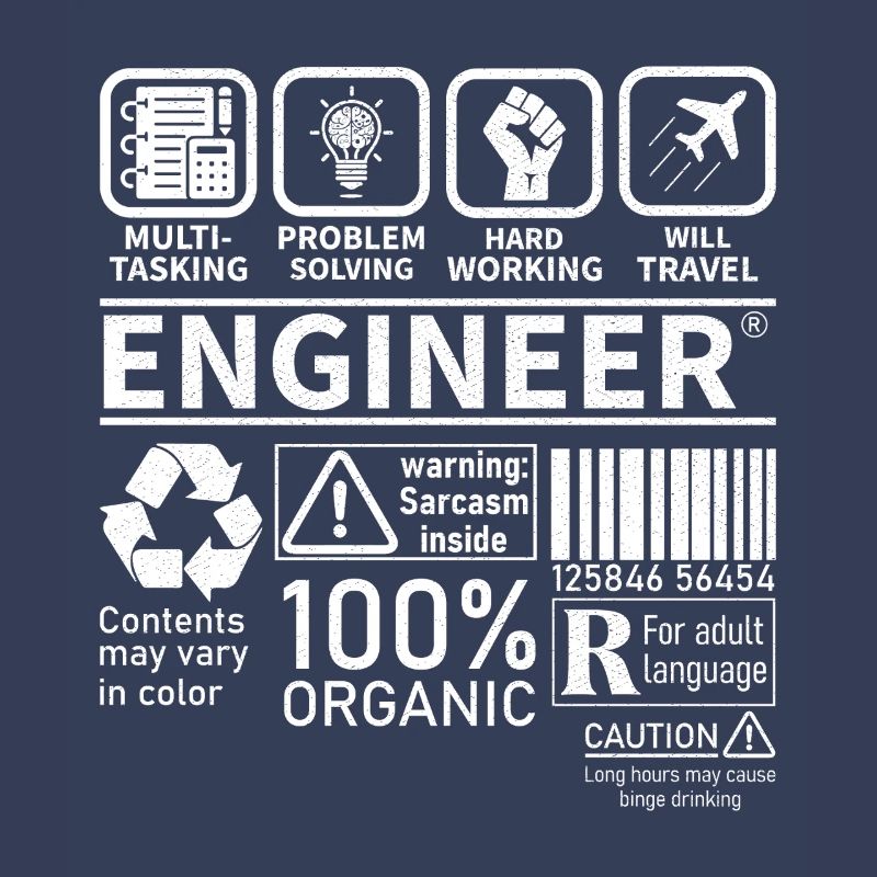 engineer multitasking problem solving hard working