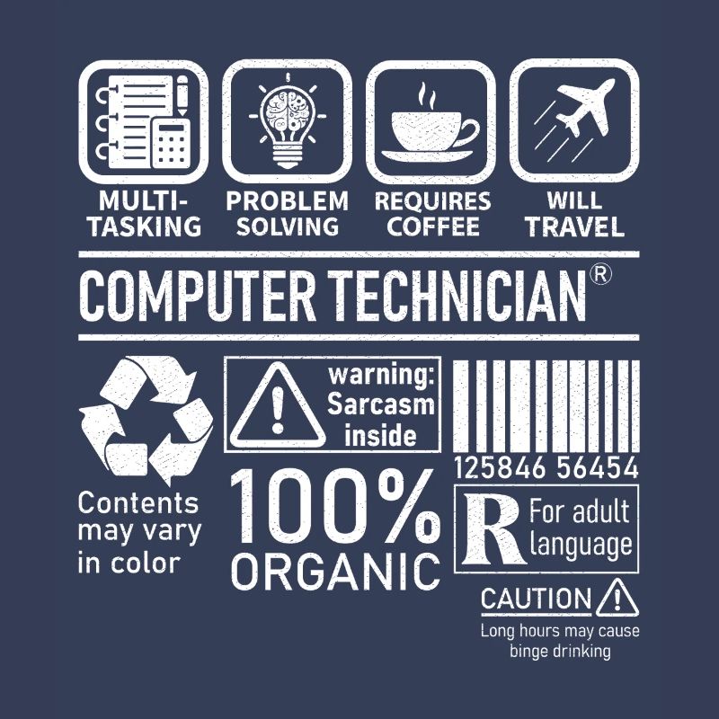Technicien en informatique multitâche résolution de problèmes